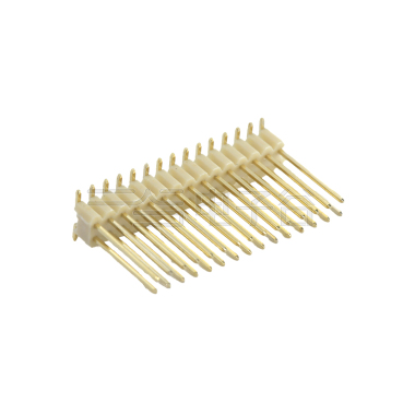 Pitch 1.50mm 180° 双排 SMT 单塑排针 PC5.5 2X15Pin 米白色
 镀雾锡